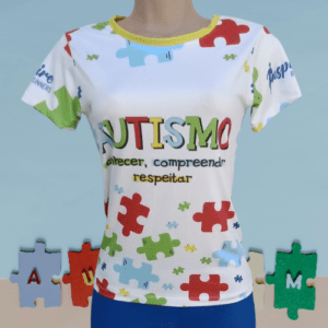 Camiseta Autismo - Inspire Compreensão e Inclusão Todos os Dias