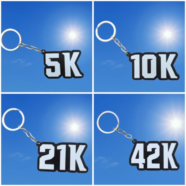 Chaveiro 5K, 10K, 21K e 42K - Celebre suas conquistas!