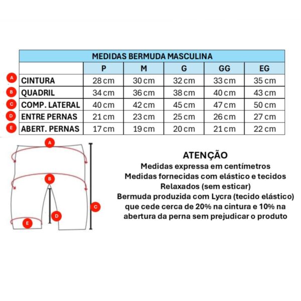 Bermuda de Compressão Masculina - Conforto, Estilo e Praticidade - Imagem 10