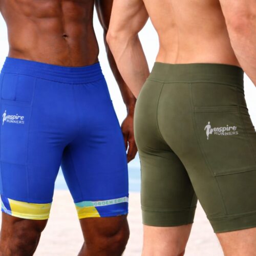 Kit 2 bermudas de Compressão com Bolsos Laterais - Inspire Runners POWERHOLD