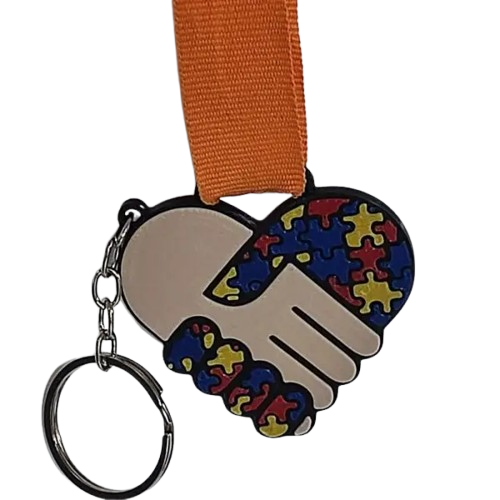 Medalha / Chaveiro Autismo - Imagem 3