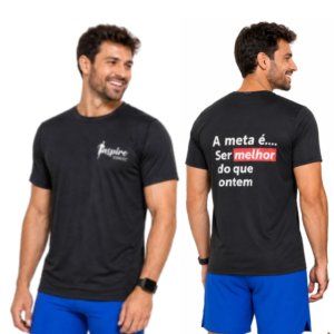 Camiseta "A Meta é Ser Melhor que do que Ontem"
